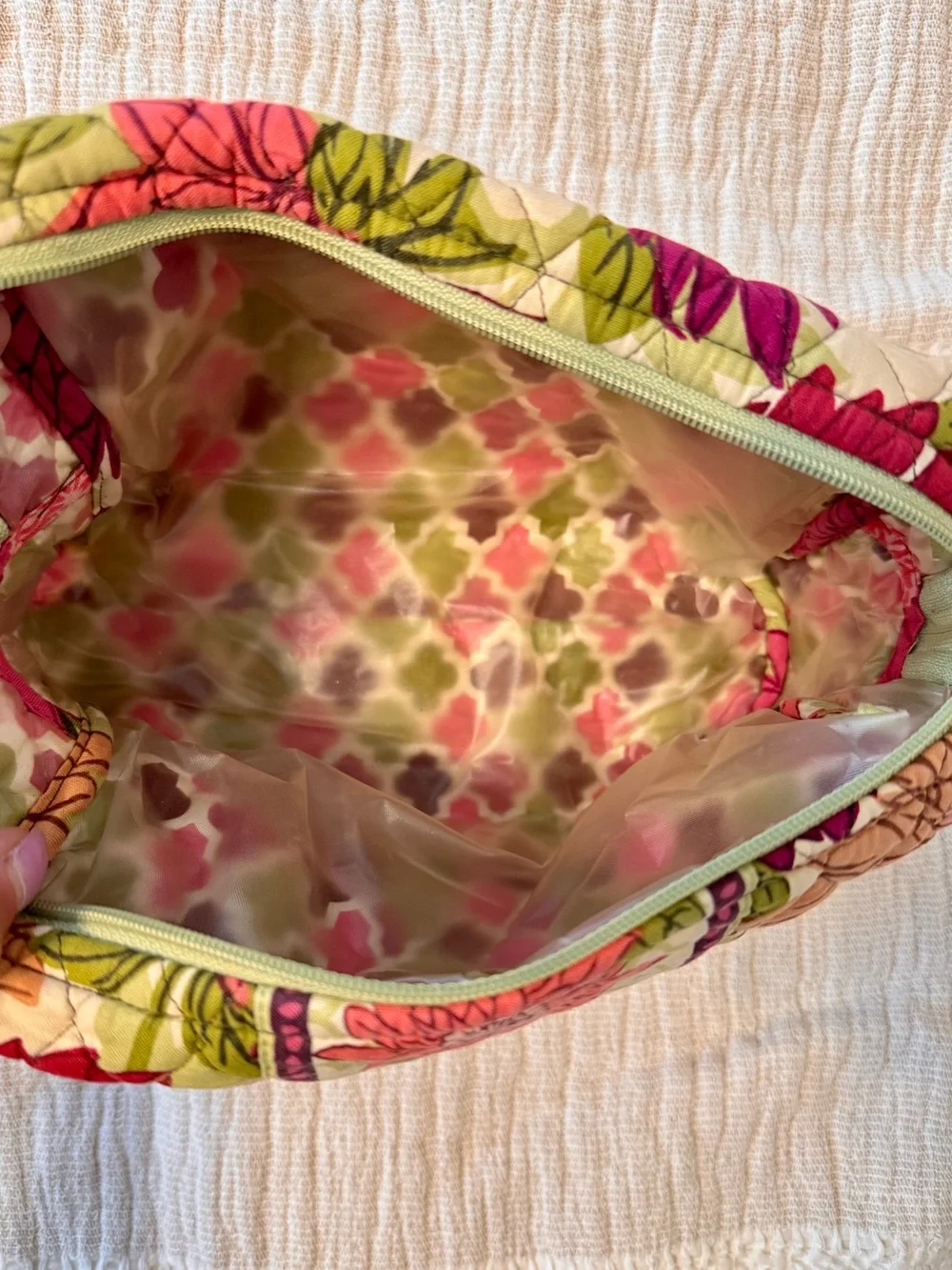 Vera Bradley waterproof lining